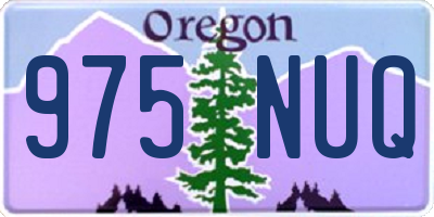 OR license plate 975NUQ