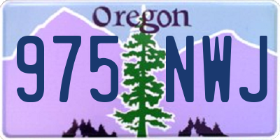 OR license plate 975NWJ