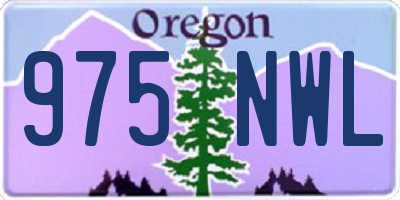OR license plate 975NWL