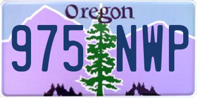 OR license plate 975NWP