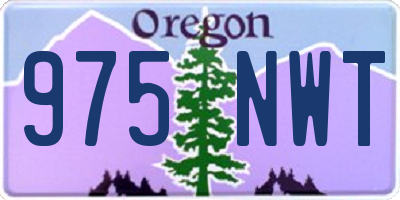 OR license plate 975NWT