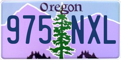 OR license plate 975NXL