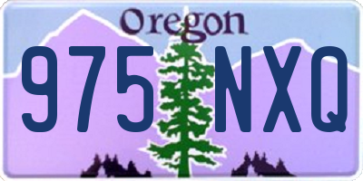 OR license plate 975NXQ
