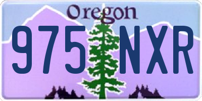 OR license plate 975NXR