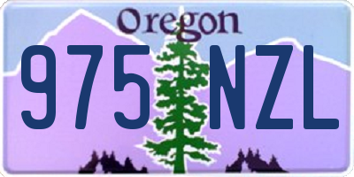 OR license plate 975NZL
