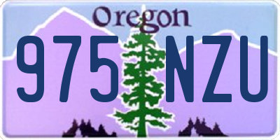 OR license plate 975NZU