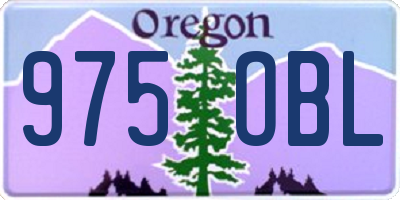 OR license plate 975OBL