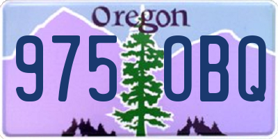 OR license plate 975OBQ