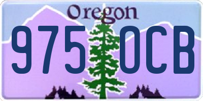 OR license plate 975OCB
