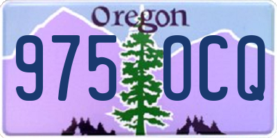 OR license plate 975OCQ