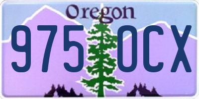 OR license plate 975OCX