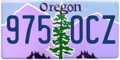 OR license plate 975OCZ