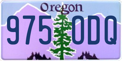 OR license plate 975ODQ