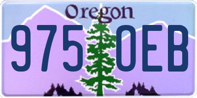 OR license plate 975OEB