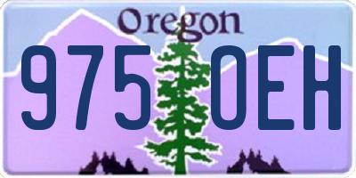 OR license plate 975OEH