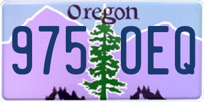 OR license plate 975OEQ