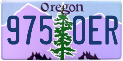 OR license plate 975OER