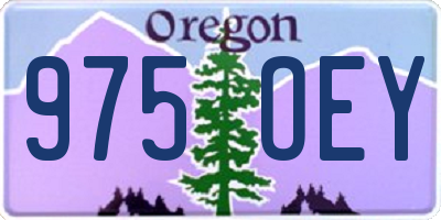 OR license plate 975OEY