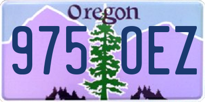 OR license plate 975OEZ