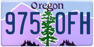 OR license plate 975OFH