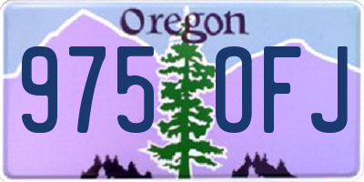 OR license plate 975OFJ