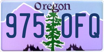 OR license plate 975OFQ