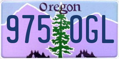OR license plate 975OGL