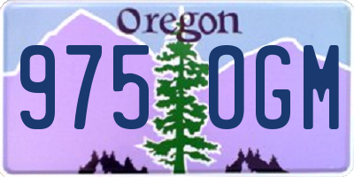 OR license plate 975OGM