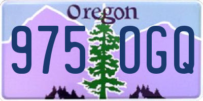 OR license plate 975OGQ