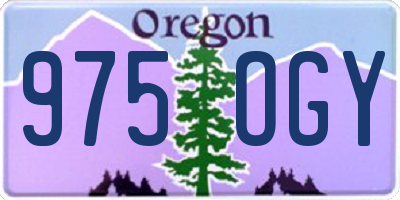OR license plate 975OGY