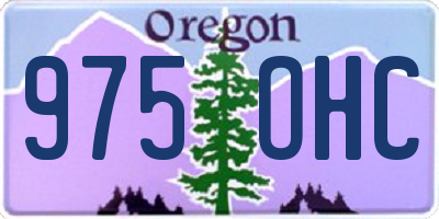 OR license plate 975OHC