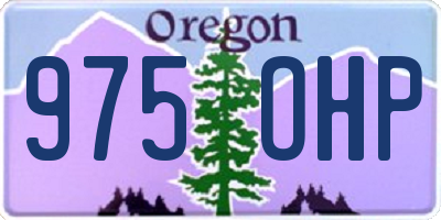 OR license plate 975OHP