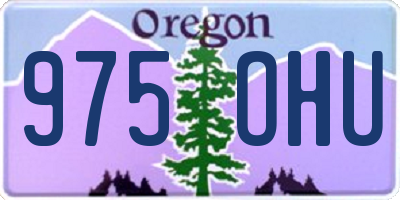 OR license plate 975OHU