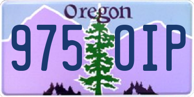 OR license plate 975OIP