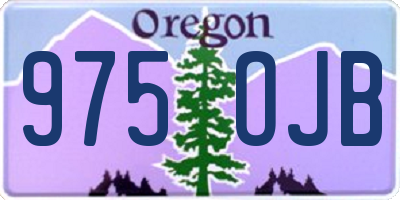 OR license plate 975OJB