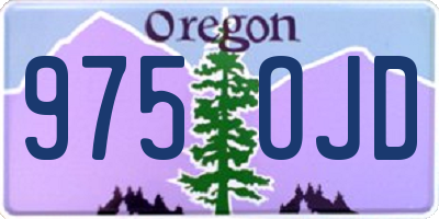 OR license plate 975OJD