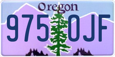 OR license plate 975OJF