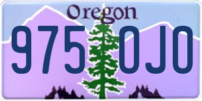 OR license plate 975OJO