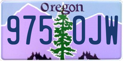 OR license plate 975OJW