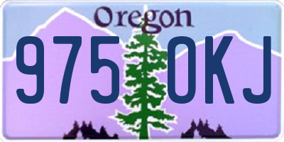 OR license plate 975OKJ