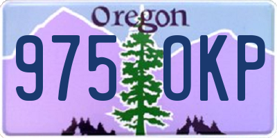 OR license plate 975OKP