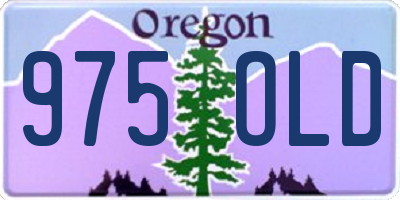 OR license plate 975OLD