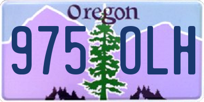 OR license plate 975OLH