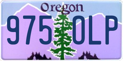 OR license plate 975OLP