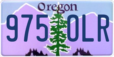 OR license plate 975OLR
