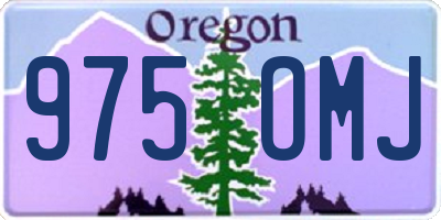 OR license plate 975OMJ