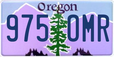 OR license plate 975OMR