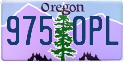 OR license plate 975OPL