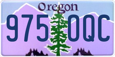 OR license plate 975OQC