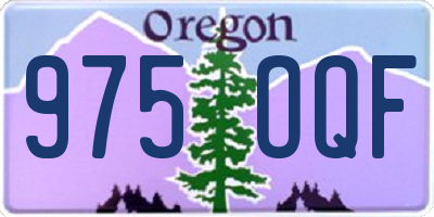 OR license plate 975OQF
